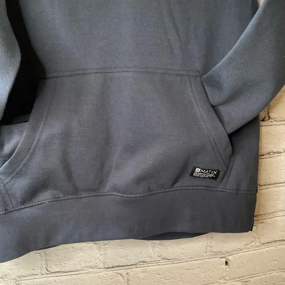 Matix Brown, White, and Blue Hoodie Sz Med - Picture 3 of 5